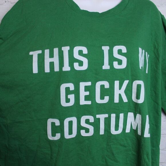 Men's THIS IS MY GECKO COSTUME Meme Tee 2XL - Picture 2 of 3
